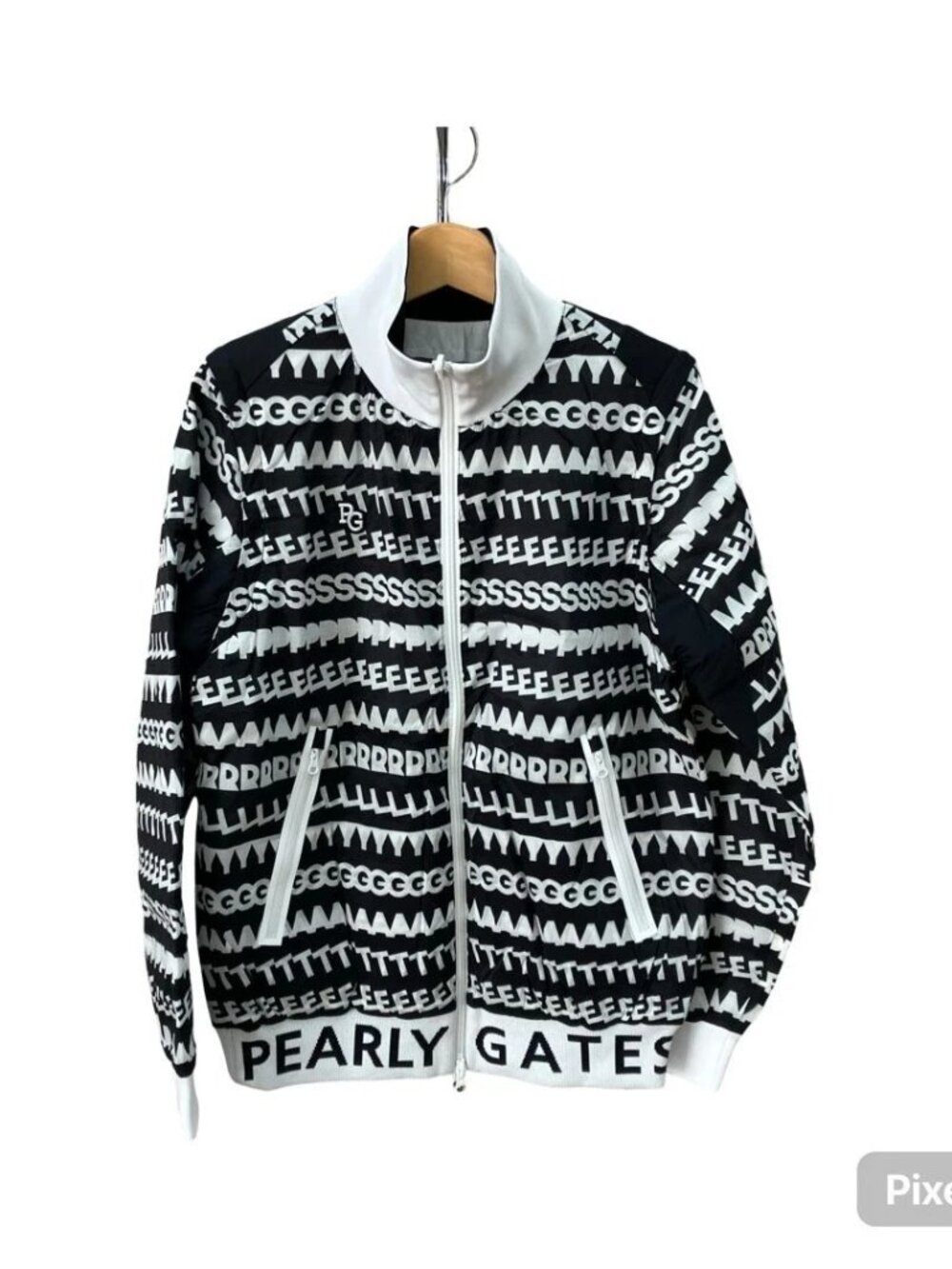 PEARLY GATES Men's Reversible Black & White Golf Jacket/Vest Size 4 ( M ) 10803